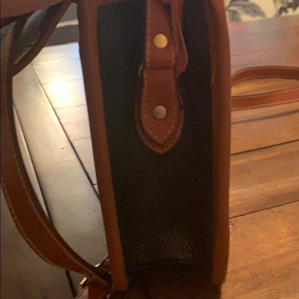 Dooney & Bourke Crossbody Bag Navy and Brown - Picture 8 of 11
